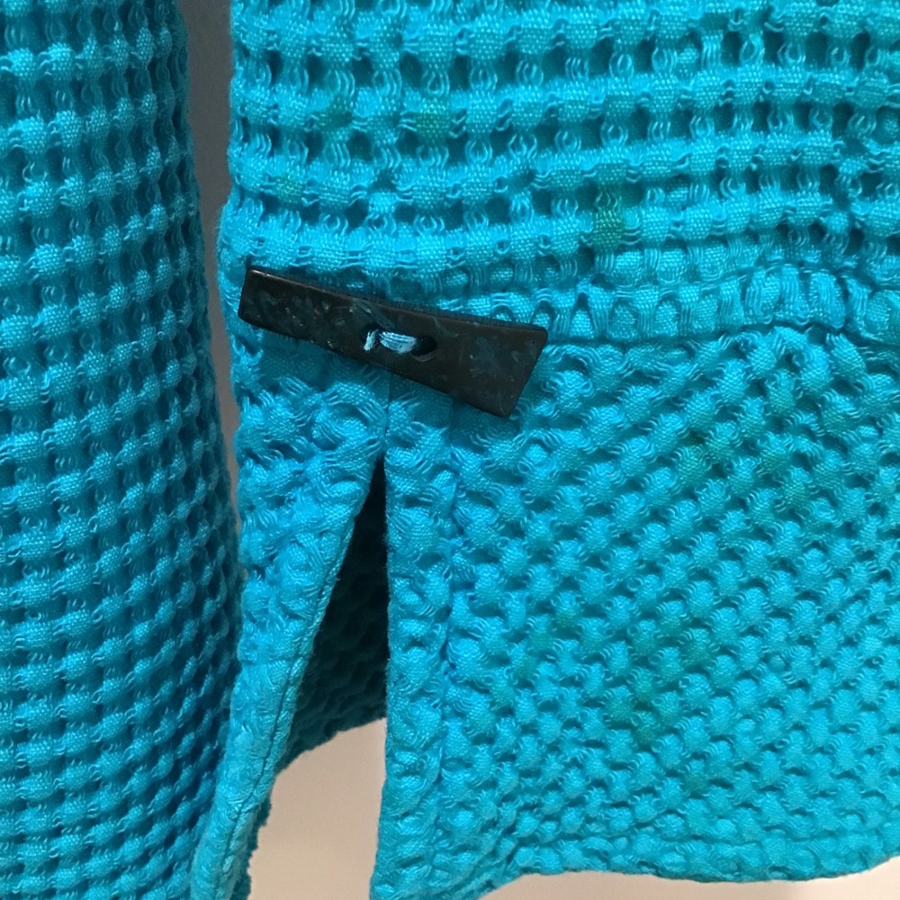 Turquoise Oversized Jacket - Picture 3 of 5